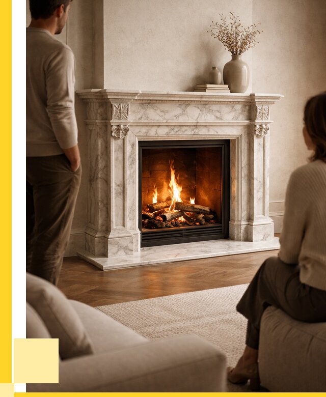 Мраморные камины под ключ в Вологде от 256800 р. | ЭриданВгд