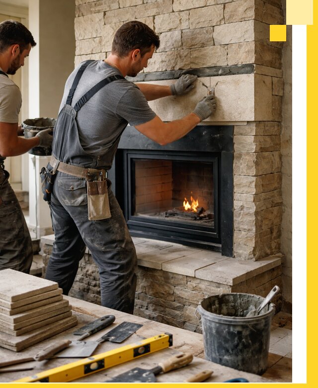 Проектирование и установка открытых каминов в Вологде