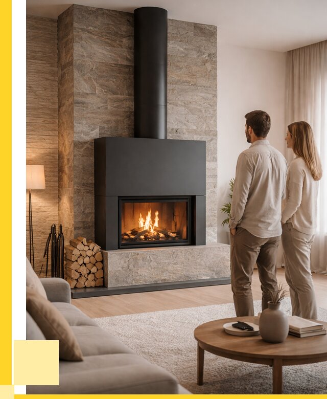 Закрытые камины под ключ в Вологде от 123264 р., ЭриданВгд