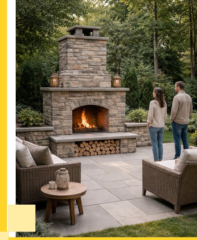 Уличные камины из кирпича в Вологде от 154080 р. | ЭриданВгд