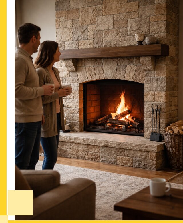 Каменные камины на заказ в Вологде от 184896 р. | ЭриданВгд