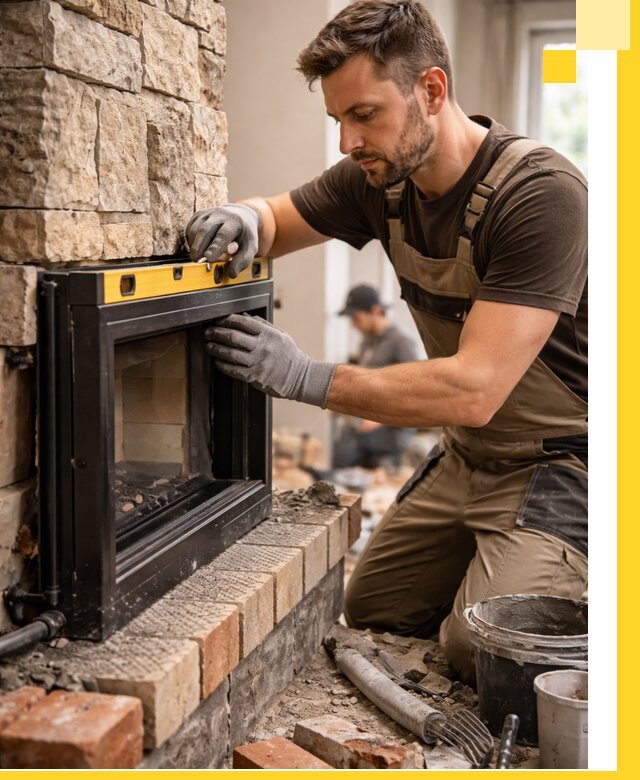 Дровяные камины под ключ в Вологде: монтаж, обустройство