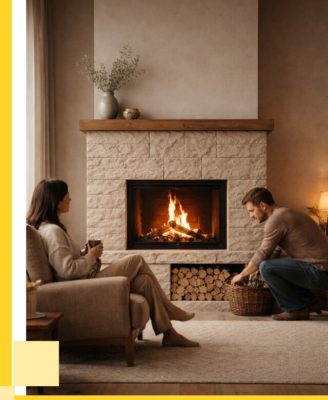 Камины для дома в Вологде под ключ от 154080 р. | ЭриданВгд