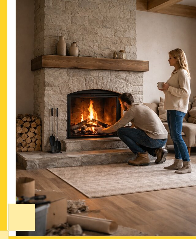 Камины для загородного дома в Вологде от 359520 р., ЭриданВгд