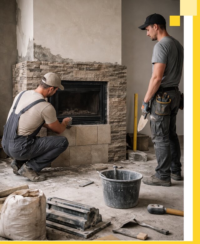 Камины под ключ в Вологде: проект, изготовление и монтаж