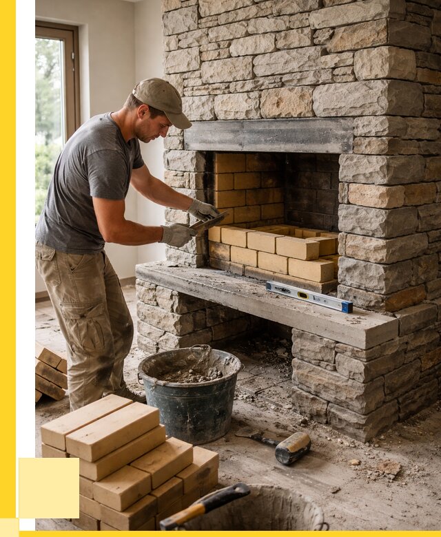 Кладка каминов и камина в Вологде от 25680 р. ЭриданВгд