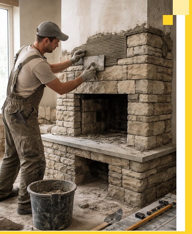 Строительство каминов под ключ в Вологде от проектирования до монтажа