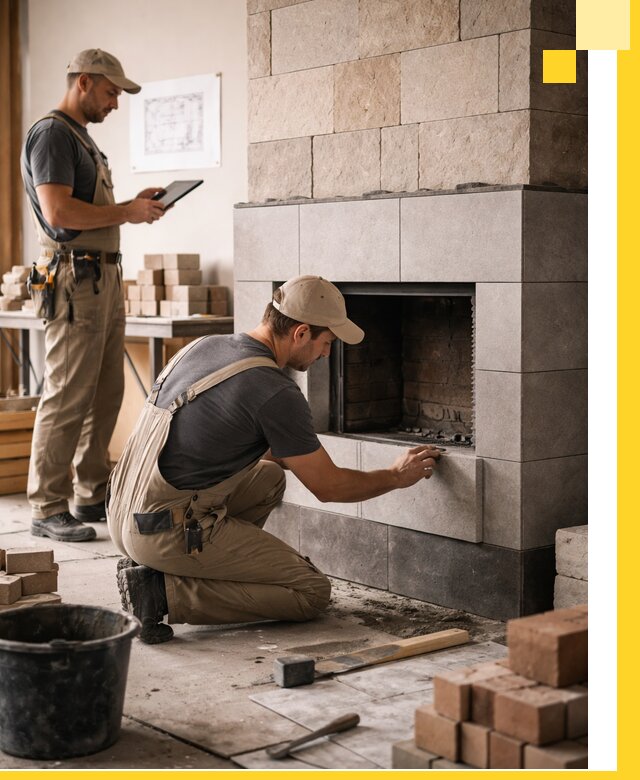 Индивидуальные проекты каминов и каминных систем в Вологде