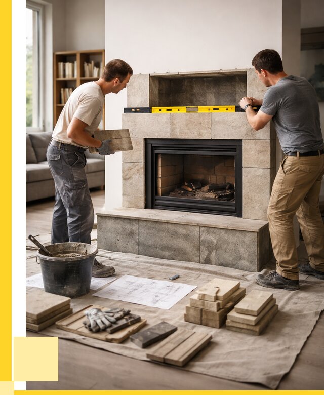 Монтаж каминов и установка в Вологде от 46224 р. | ЭриданВгд