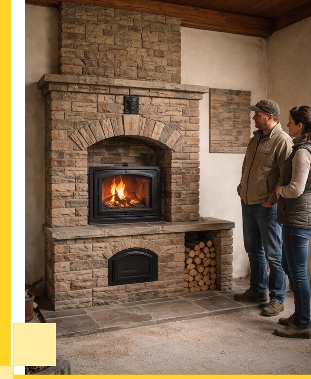 Кирпичная печь под ключ в Вологде от 154080 р. | ЭриданВгд