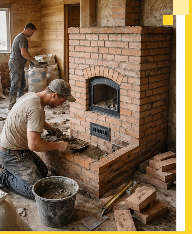 Профессиональное строительство печей в Вологде под ключ