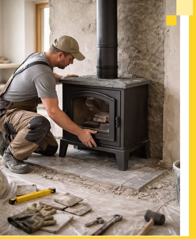 Профессиональный монтаж печей и каминов в Вологде под ключ