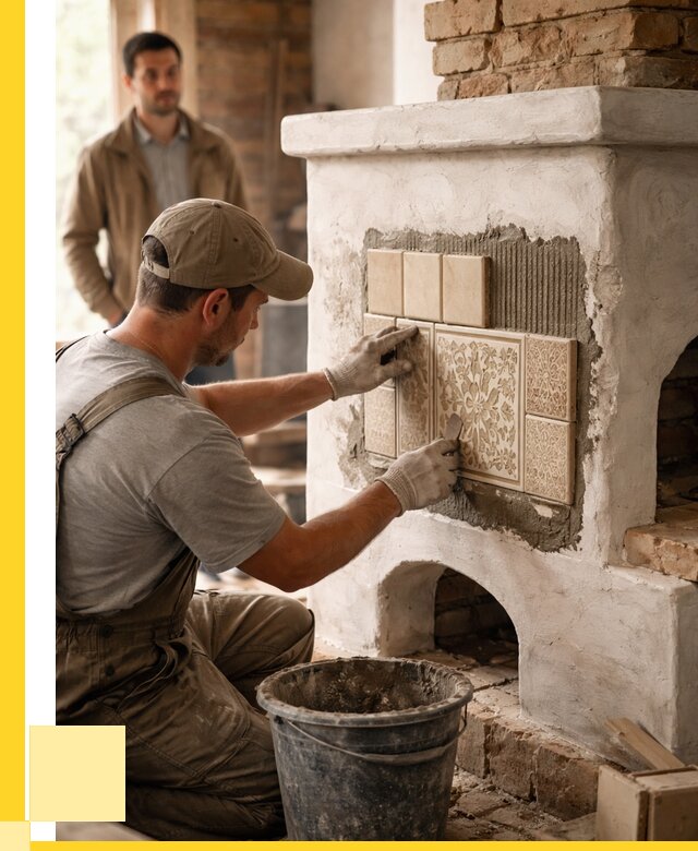 Отделка печей и банных печей в Вологде от 35952 р. | ЭриданВгд