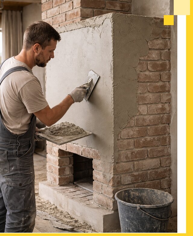 Отделка печей и облицовка каминов в Вологде под ключ