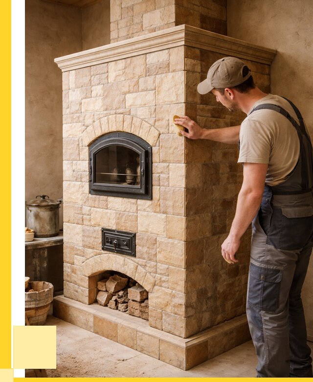 Облицовка печей в Вологде от 4622 р. под ключ | ЭриданВгд