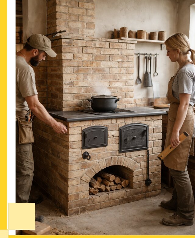 Варочно отопительные печи в Вологде от 92448 р. | ЭриданВгд