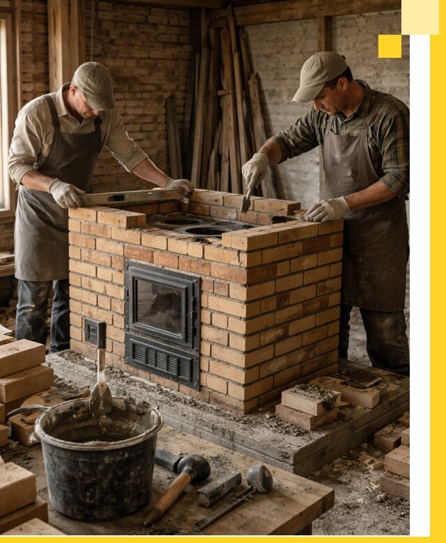 Изготовление и установка варочных печей под ключ в Вологде