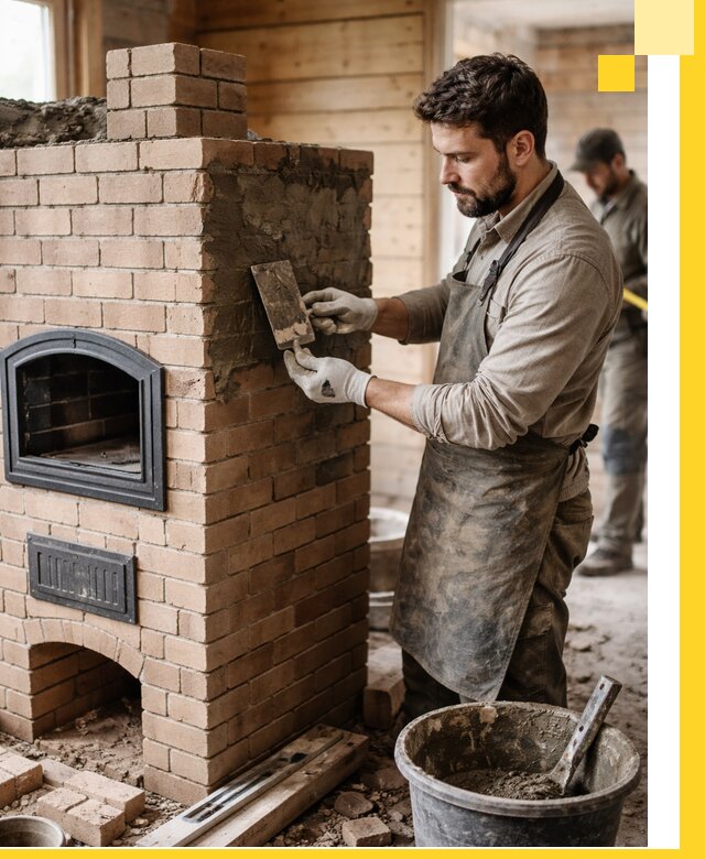 Изготовление и установка печей-шведок под ключ в Вологде