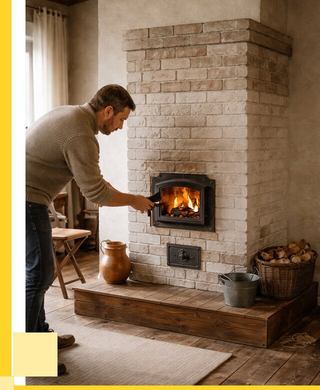 Печь голландка из кирпича в Вологде от 87312 р. | ЭриданВгд