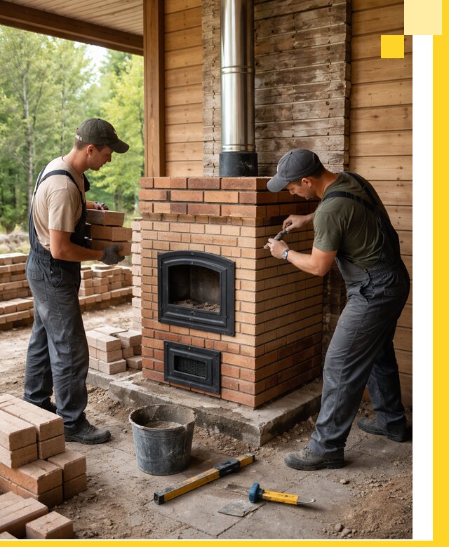 Производство и установка дачных печей под ключ в Вологде