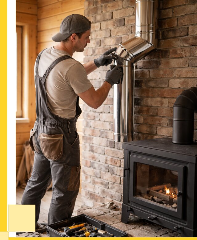 Монтаж дымоходов для печей в Вологде от 7704 р. | ЭриданВгд