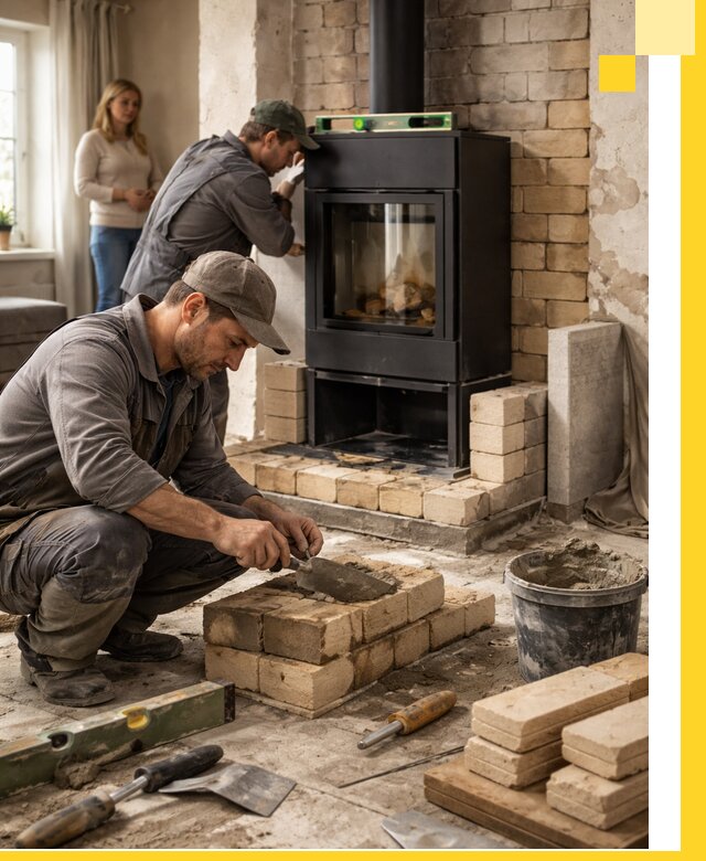 Печи и камины под ключ: проект, установка в Вологде