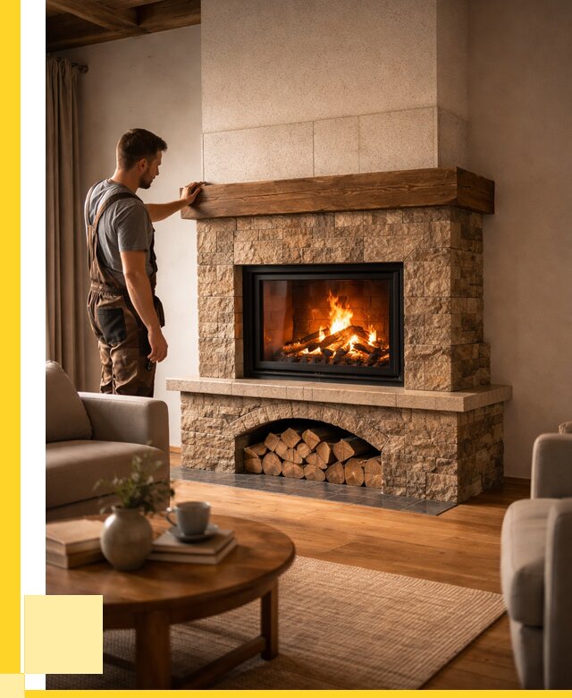 Печи камины для дома под ключ в Вологде от 56496 р. | ЭриданВгд