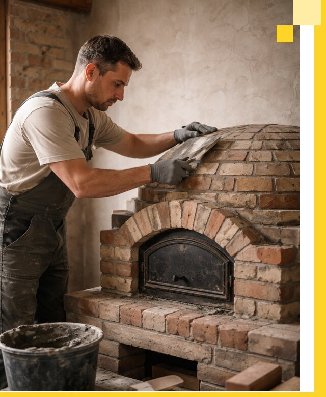 Изготовление и монтаж помпейских печей на заказ в Вологде