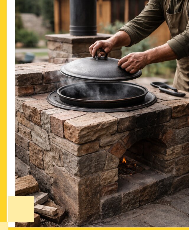 Печи для казана в Вологде по цене от 18490 р. | ЭриданВгд