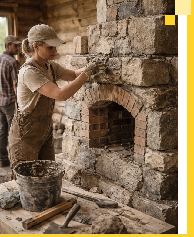 Каменные печи на заказ и монтаж в Вологде, долговечные решения