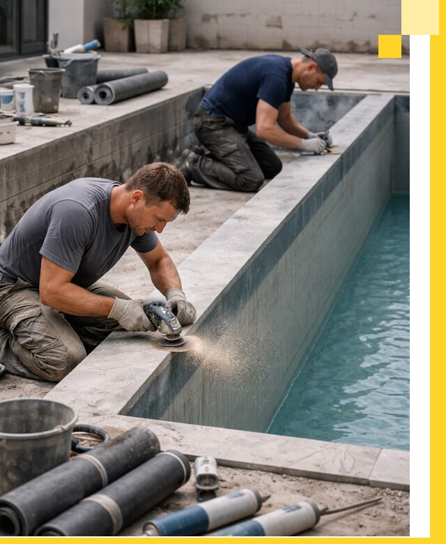 Профессиональный ремонт бассейнов под ключ в Вологде