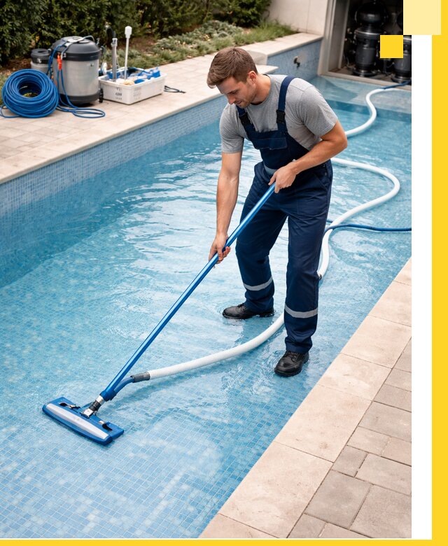 Профессиональная чистка бассейнов и фильтров в Вологде под ключ