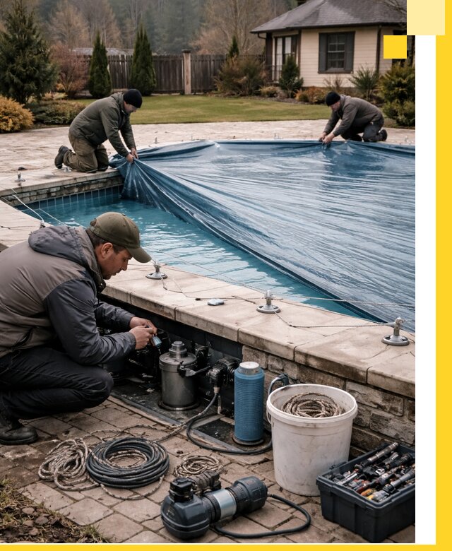 Консервация бассейнов в Вологде: подготовка к длительному хранению