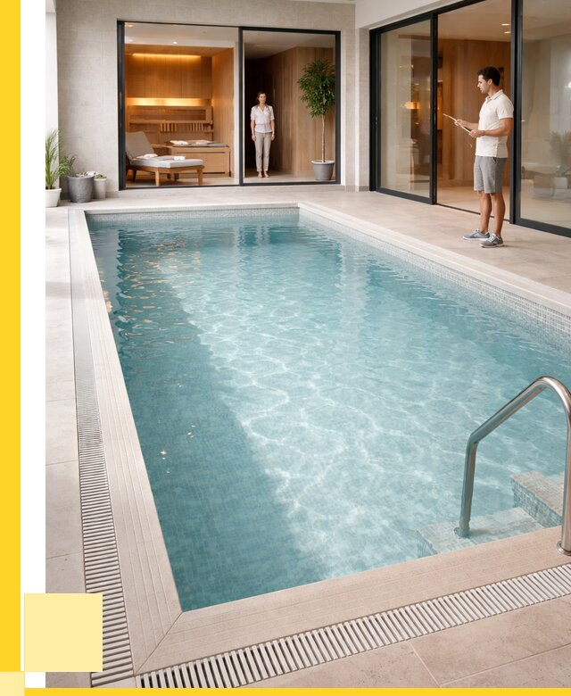 Отделка бассейна пленкой ПВХ в Вологде от 3595 р. - ЭриданВгд