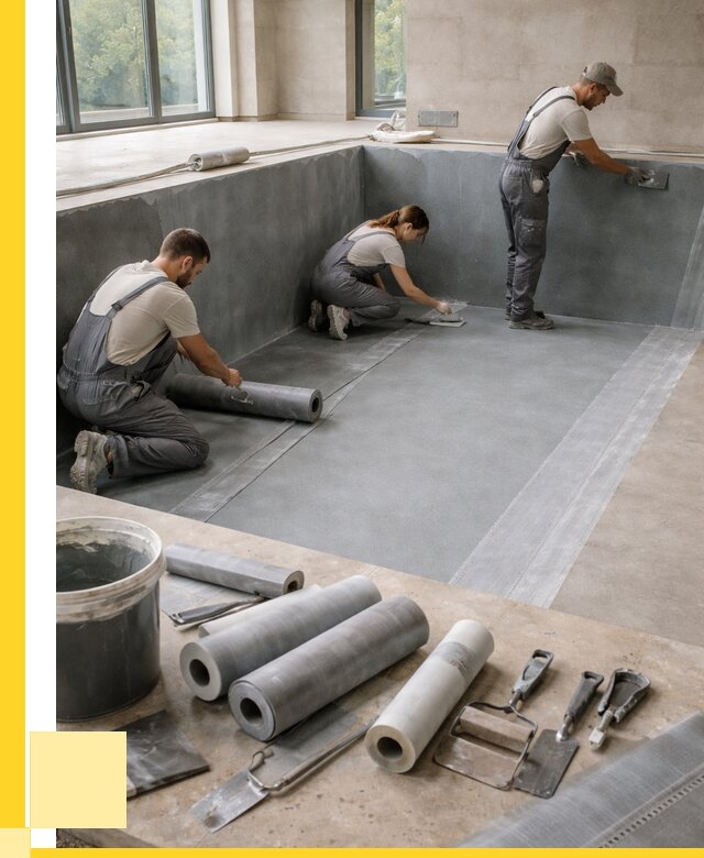 Гидроизоляция бассейнов в Вологде от 2054 р., ЭриданВгд