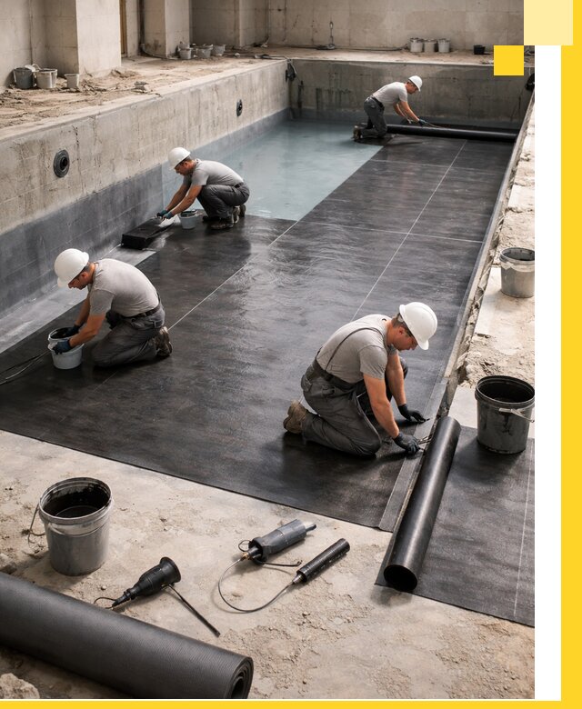 Профессиональная гидроизоляция бассейнов и чаш в Вологде под ключ