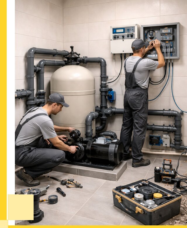 Монтаж оборудования для бассейнов в Вологде от 41088 р. | ЭриданВгд