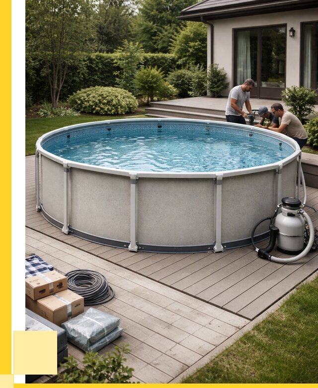 Купить каркасные бассейны в Вологде от 46224 р. | ЭриданВгд