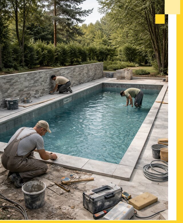 Проектирование и строительство частных бассейнов в Вологде