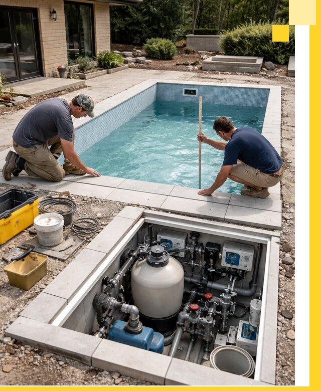 Строительство качественных домашних бассейнов под ключ в Вологде