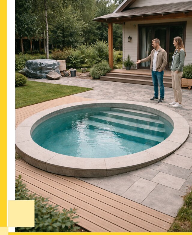 Бассейн на даче под ключ в Вологде от 205440 р., ЭриданВгд