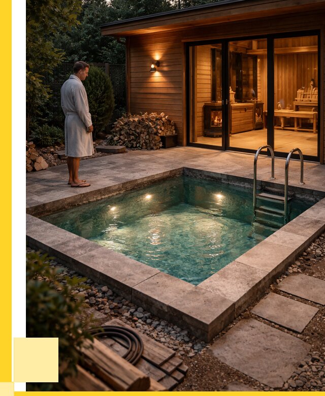 Бани с бассейном под ключ в Вологде от 97584 р. | ЭриданВгд