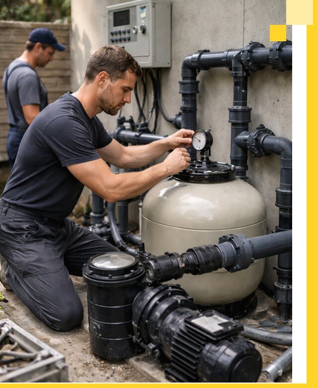 Поставка и монтаж фильтровального оборудования для бассейнов в Вологде