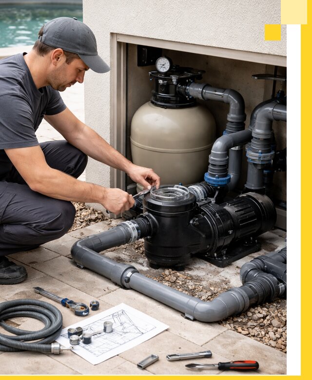 Поставка, монтаж и сервис насосов для бассейнов в Вологде