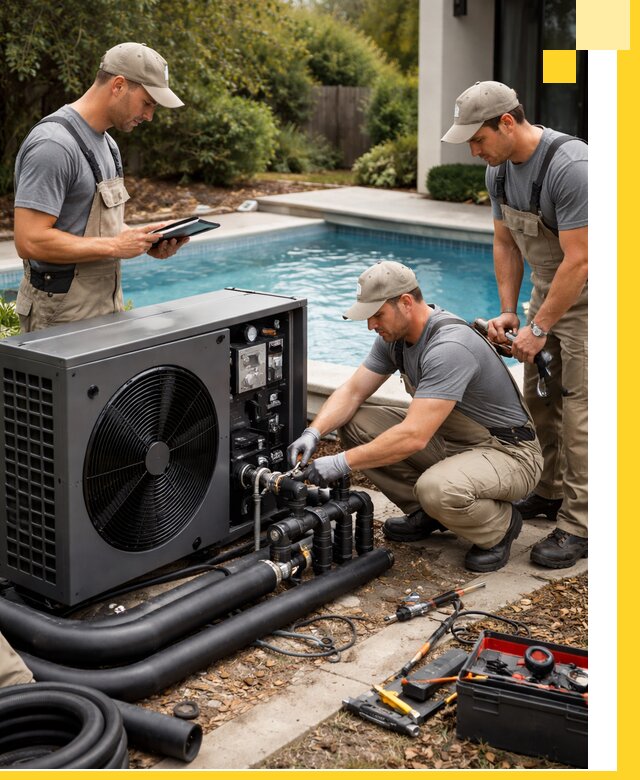 Проектирование и установка тепловых насосов для бассейнов в Вологде