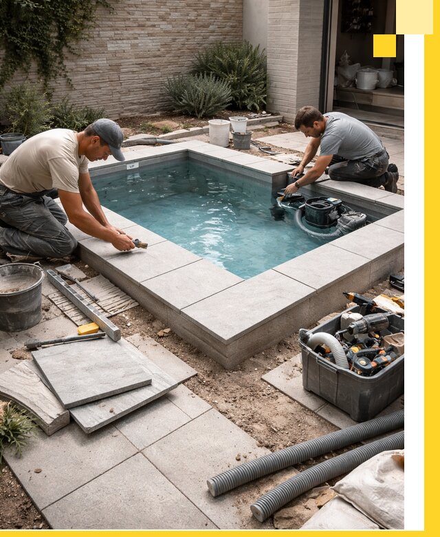 Мини бассейны под ключ в Вологде, дизайн и установка