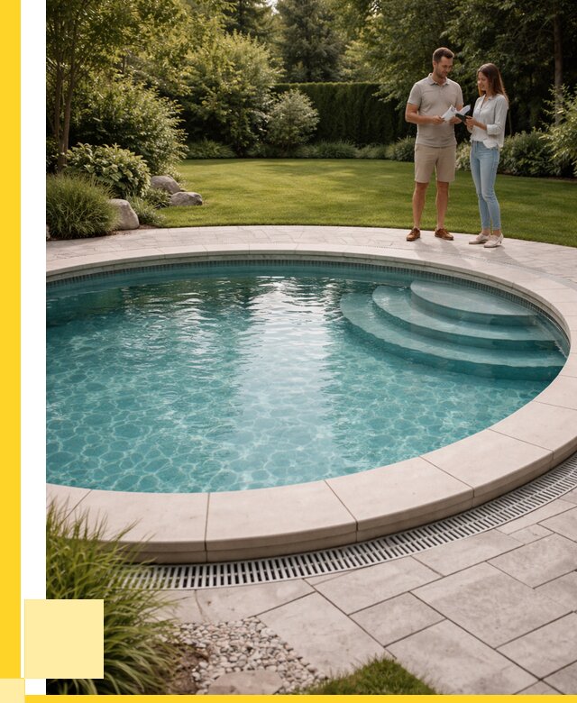 Круглые каркасные бассейны купить в Вологде от 256800 р. | ЭриданВгд