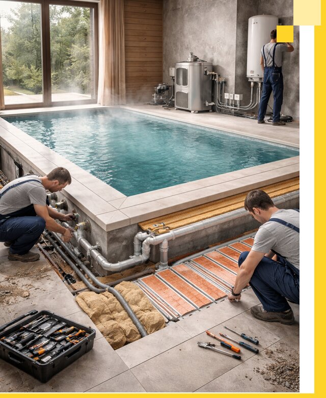 Проектирование и строительство тёплых бассейнов в Вологде