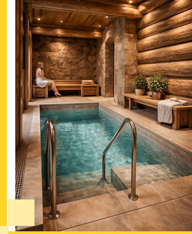 Аренда бани с бассейном в Вологде от 1540800 р. | ЭриданВгд