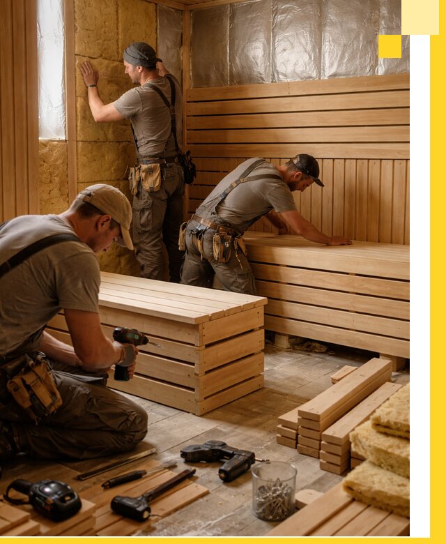 Профессиональное строительство саун под ключ в Вологде